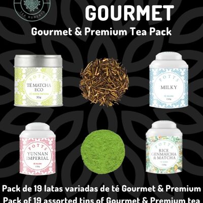 Pack 19 cans of Gourmet & Premium tea