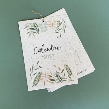 Calendrier à planter - Nature - A5 3