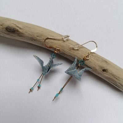 Dragonfly Crane Earrings