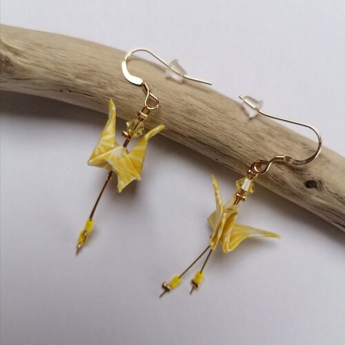 Boucles d'oreilles Grue tulipe