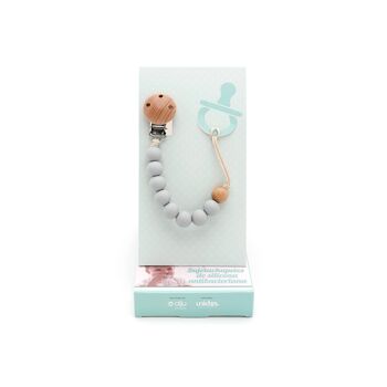 Sucette Silicone Teether Ecologique Gris 4