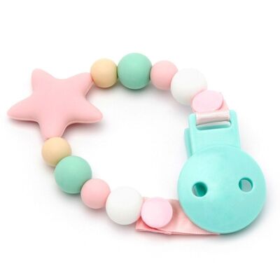 Chupetero Estrella Pink Mint