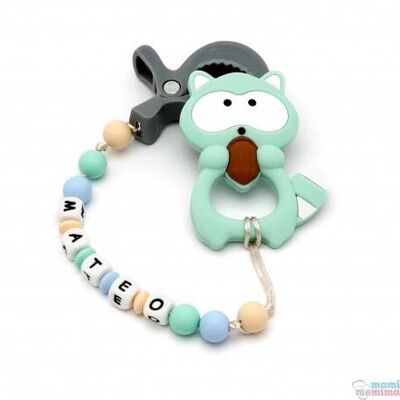 Pack Teether Toy For Trolley Blue&Mint