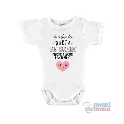 Baby Body - MY GRANDMOTHER LOVES ME VERY VERY MUCH - PINK