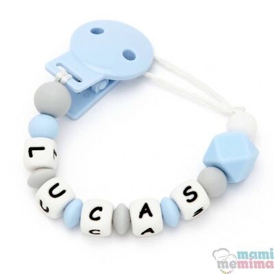 Sweet Blue Silicone Teether Pacifier
