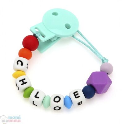 Rainbow Silicone Teether Pacifier