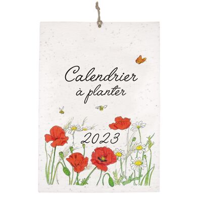 Calendrier à planter - Fleurs - A6