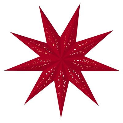 Paper star Baby Rosso red, poinsettia