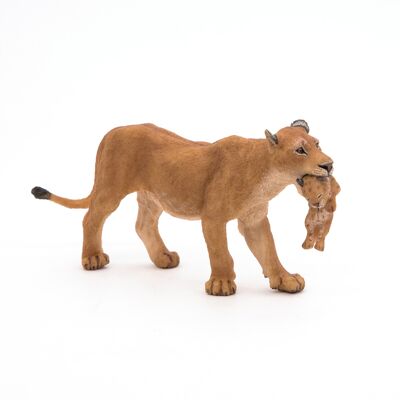 figurine, 50043, Lionne avec lionceau