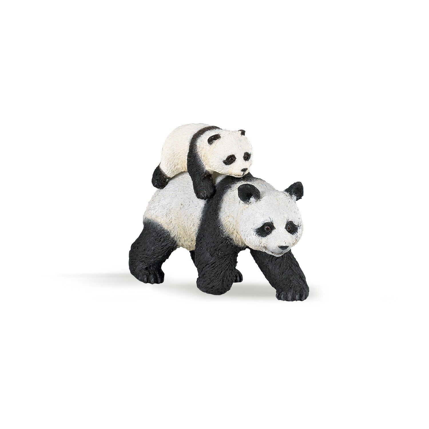 Papo - Figurine - Panda et son bébé  - Collection LA VIE SAUVAGE - Ref. 50071