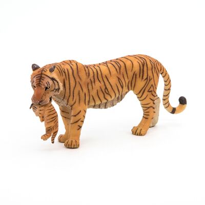 Papo - Figurina - Tigre e il suo cucciolo - Collezione WILD LIFE - Rif. 50118