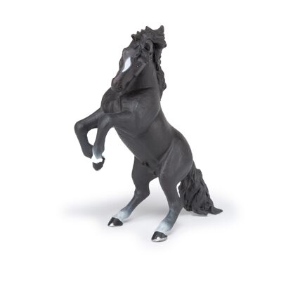 figurine, 51522, Cheval cabré noir