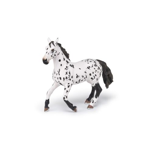 figurine, 51539, Cheval appaloosa noir