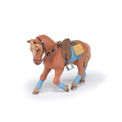 Papo - Figurina - Cavallo del giovane cavaliere - Collezione CAVALLI, PULEDRI E PONIE - Rif. 51544