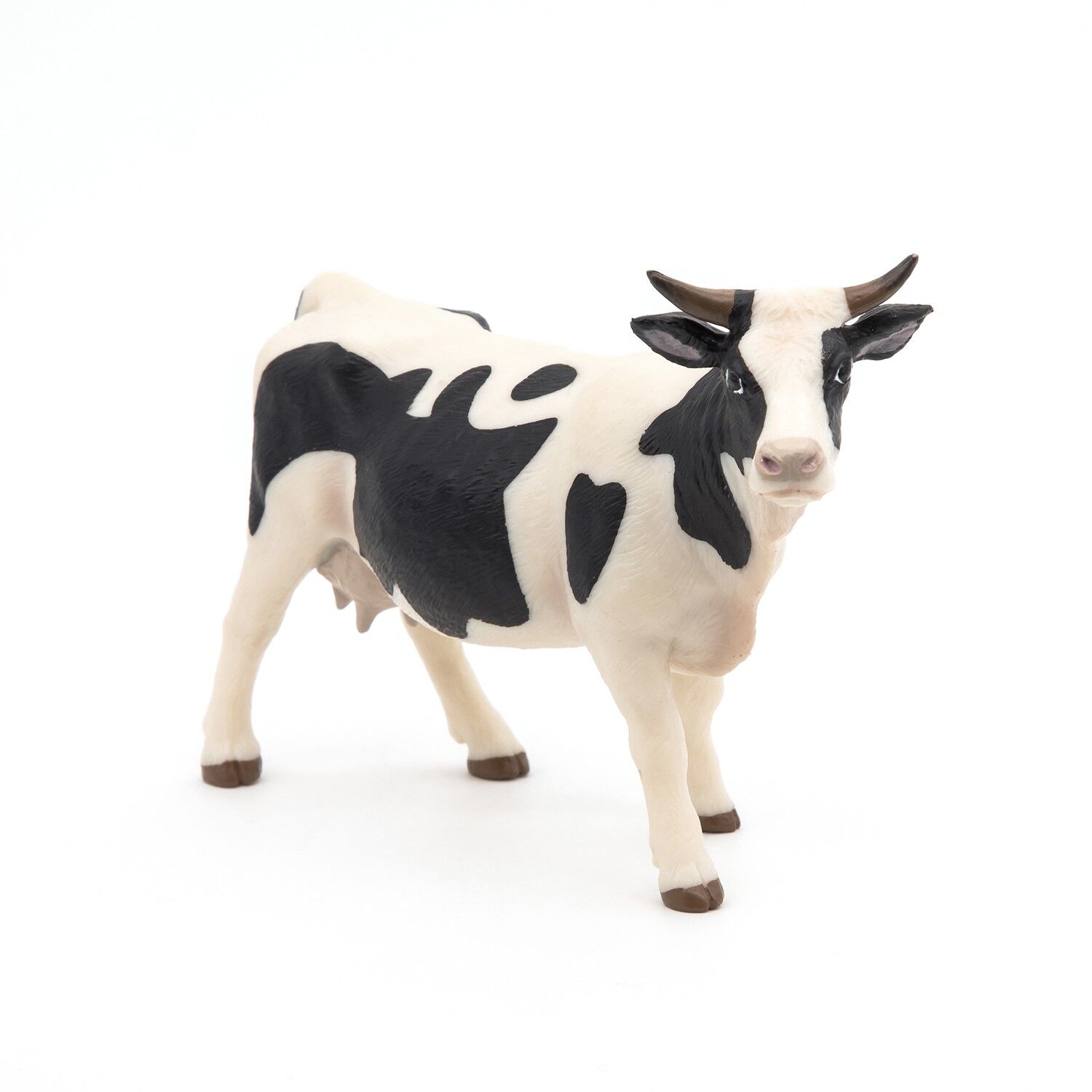 Papo - Figurina - Mucca bianca e nera - Collezione FARM LIFE - Rif. 51148