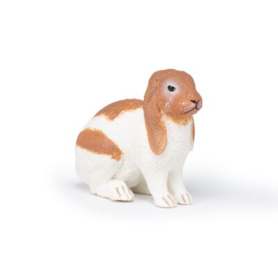 Papo - Figurina - Coniglio dalle orecchie cadenti - Collezione FARM LIFE - Rif. 51173