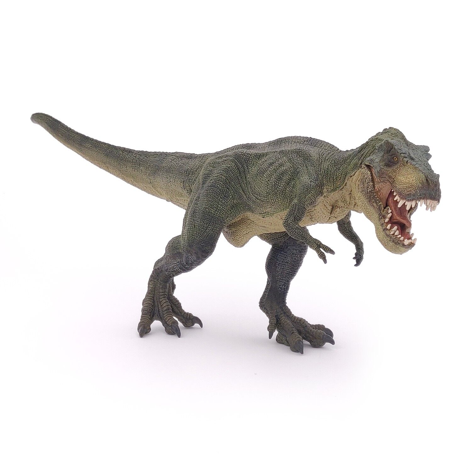 Papo - Figurina - T-Rex verde che corre - Collezione DINOSAURI - Rif. 55027