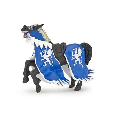 figurine, 39389, Cheval du roi au dragon bleu