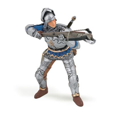 figurine, 39753, Arbalétrier bleu en armure