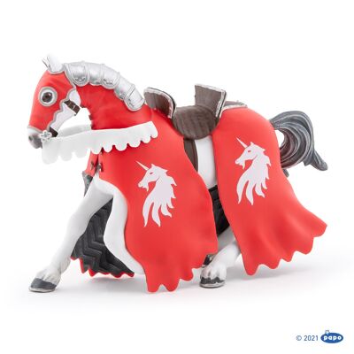 figurine, 39781, Cheval du chevalier licorne à la lance