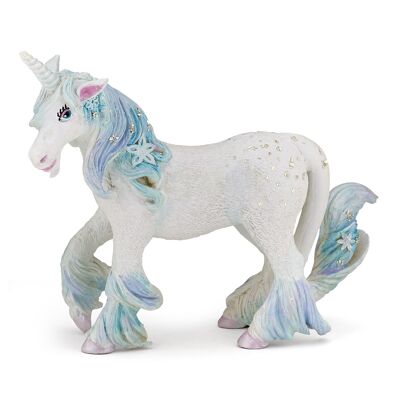 Papo - Figurina - Unicorno di Ghiaccio - Collezione IL MONDO INCANTATO - Rif. 39104