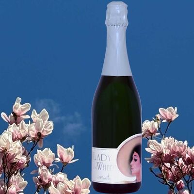 Dame en blanc - alternative au vin mousseux sans alcool