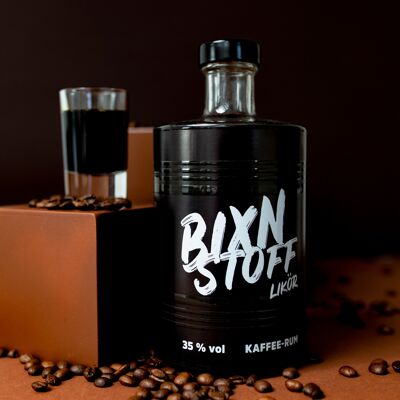 BIXNSTOFF KAFFEE-RUM Likör - Weißer Rum - Original Jamaica Rum - 35% vol - 500ml