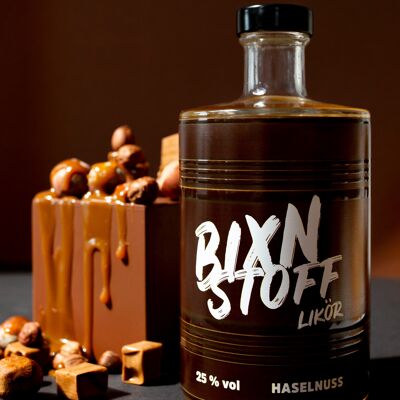 BIXNSTOFF Liqueur de NOISETTE - Noisette Forte - Caramel Fin - 25% vol - 500ml