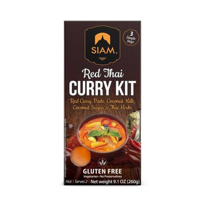 Kit curry rosso tailandese 260g