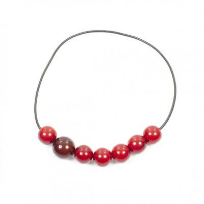 COSMOS necklace poppy/red