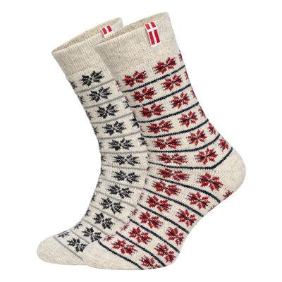 Chaussettes en laine Danemark scandinave