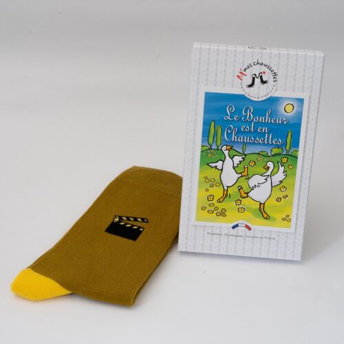 Chaussettes France Coton Bio - Le bonheur est en chaussettes