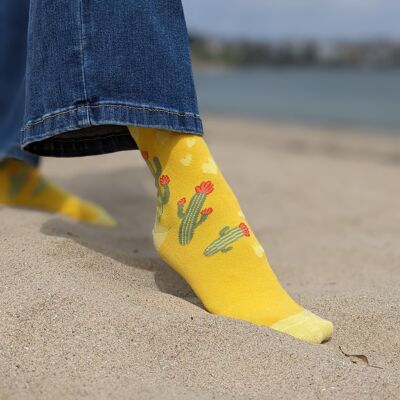 France Organic Cotton Socks - The woman with the golden socks