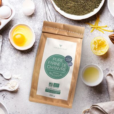 PURE HEMP FLOUR 500 g