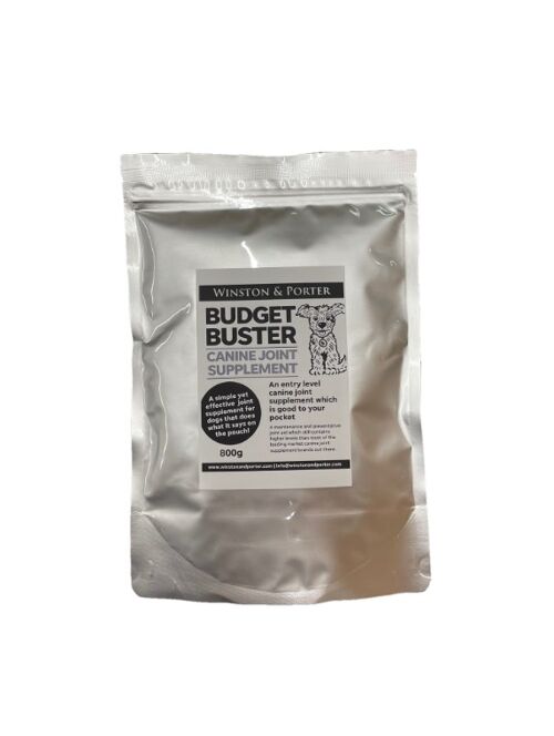 BUDGET BUSTER CANINE JOINT SUPPLEMENT FOR 800G