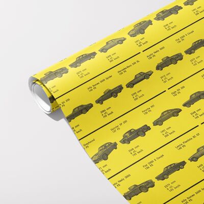 Papier Cadeau Voitures Anciennes