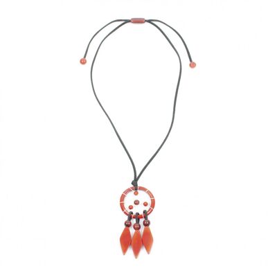 MANDELA Necklace Poppy/Red/Bright Red