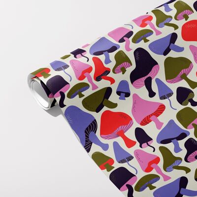 Papier Cadeau Champignons