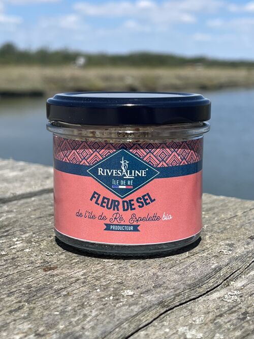 Fleur de sel espelette A.O.P BIO 80g