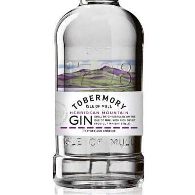 TOBERMORY HEBRIDEAN MOUNTAIN GIN - ISLE OF MULL - 70cl 43,3%