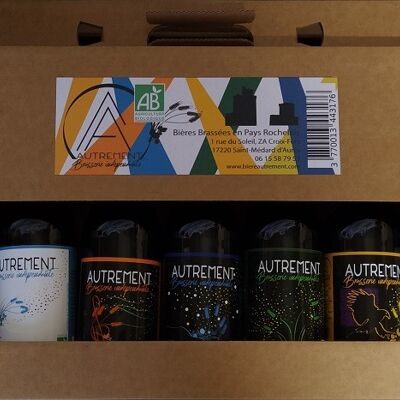 Suitcase to offer 7 organic beers 33cl