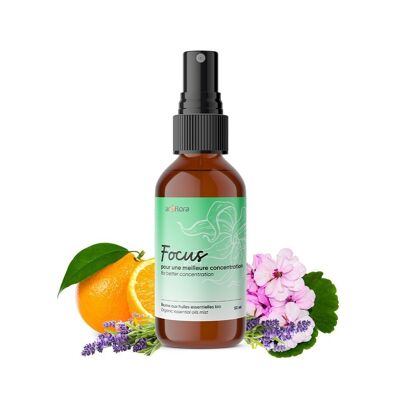 Lot de 6 Sprays Brumes Bio Focus 6x50ml