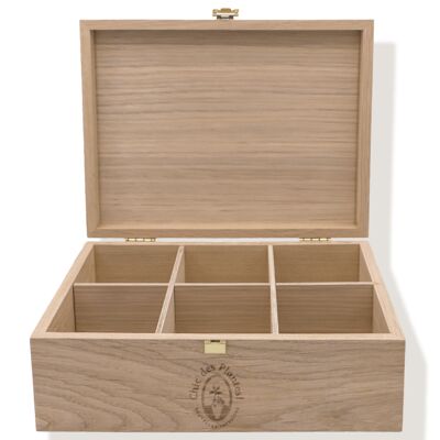 WOODEN TEA & INFUSION BOX