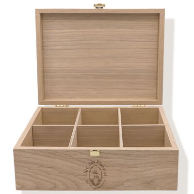 COFFRET EN BOIS THÉS & INFUSIONS