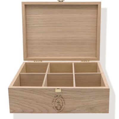 WOODEN TEA & INFUSION BOX