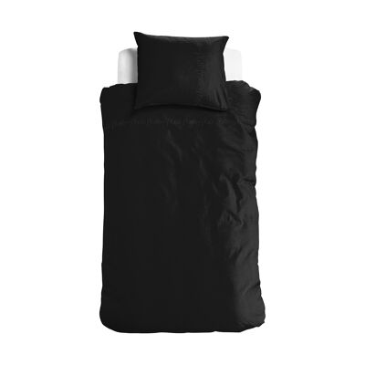 Back to black duvet cover 135x200 CM (+80x80CM pillow case)