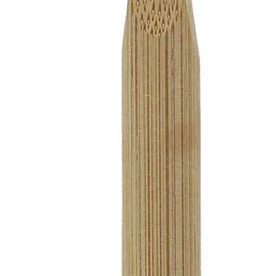Set of 3 bamboo toothbrushes