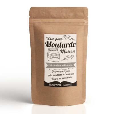 Homemade mustard 100 g | Preparation based on powdered yellow and brown mustard seeds
