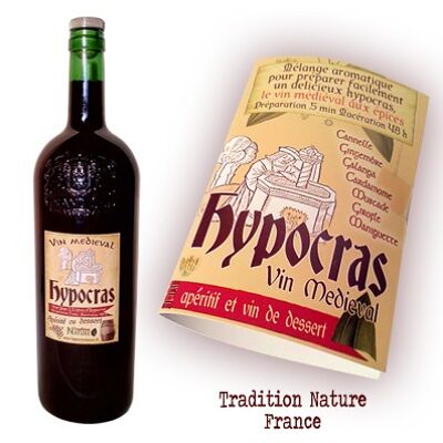 Ipocrate | miscela di spezie per la preparazione del vino medievale per 2 bottiglie da 75 cl