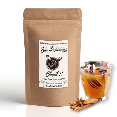HOT APPLE JUICE - Spice mix for about 6 liters - 75 g bag